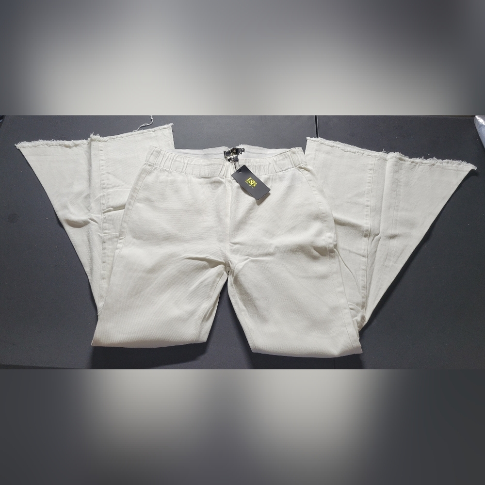 L&B Cream Bootcut Flare Pants
